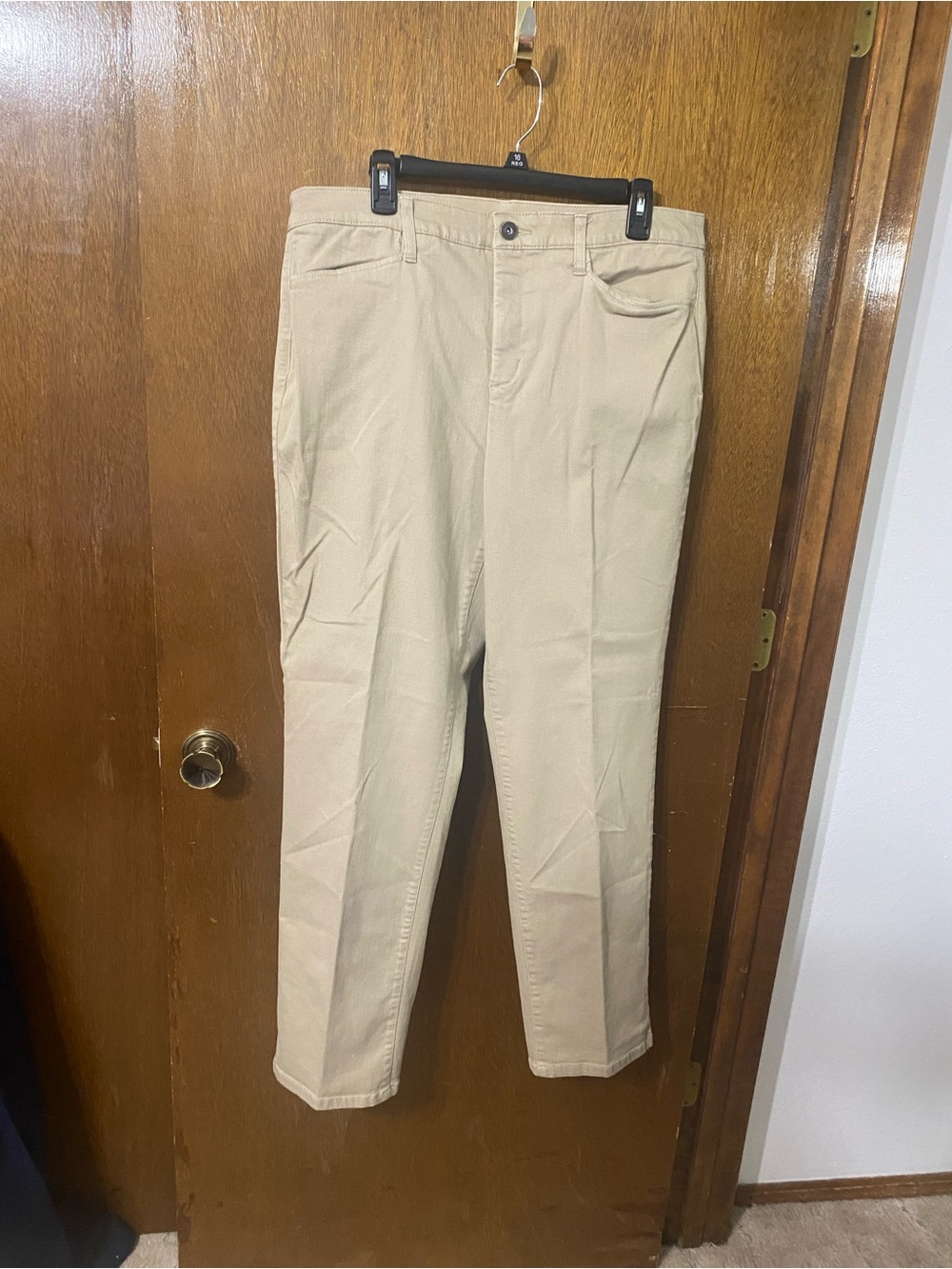 Christopher & Banks Beige Straight Leg Women's Pants